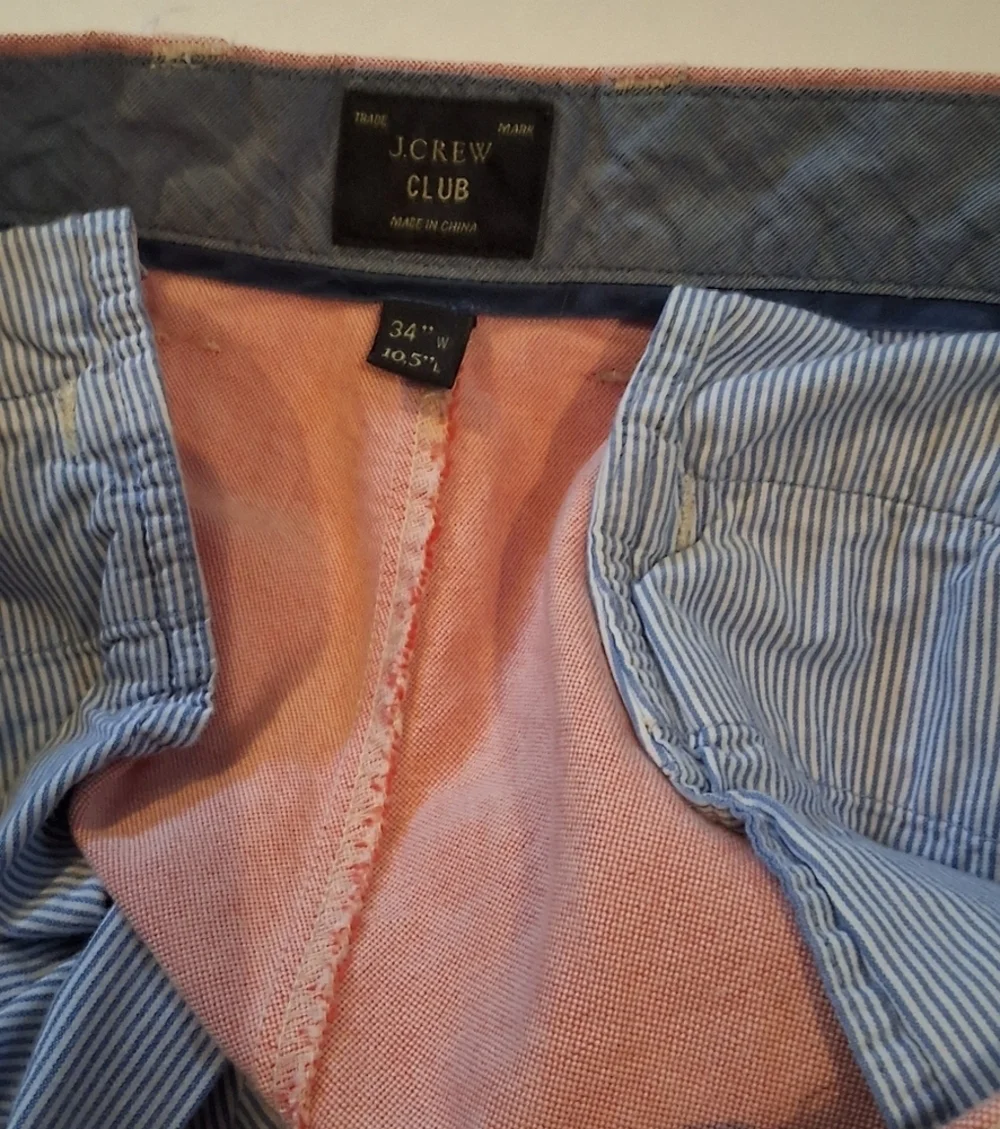 J.Crew Pink Bermuda Walking Shorts 34